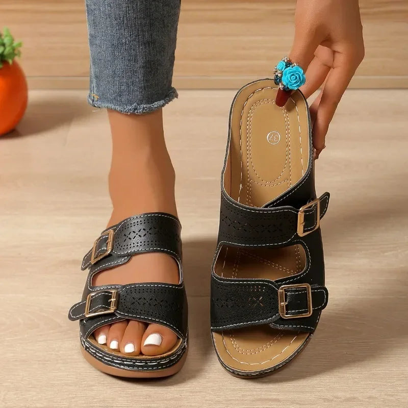 Laurine | Adjustable Orthopedic Mules