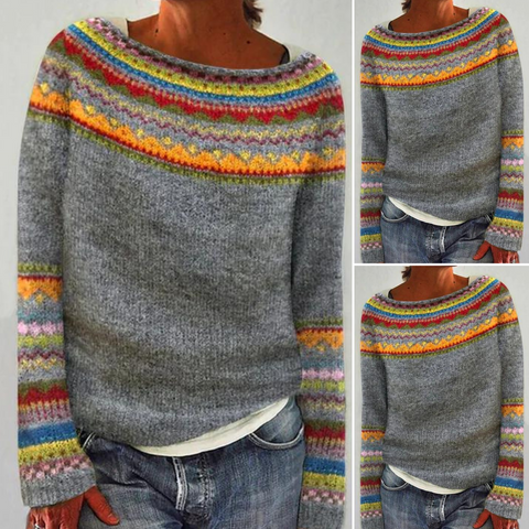 Céline | Nordic Pattern Sweater