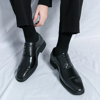 Slyther Genuine Leather Brogues