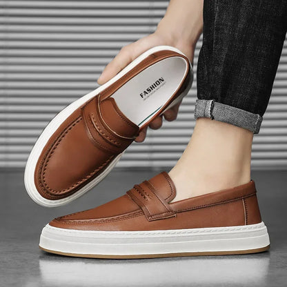 Moico Genuine Leather Loafers