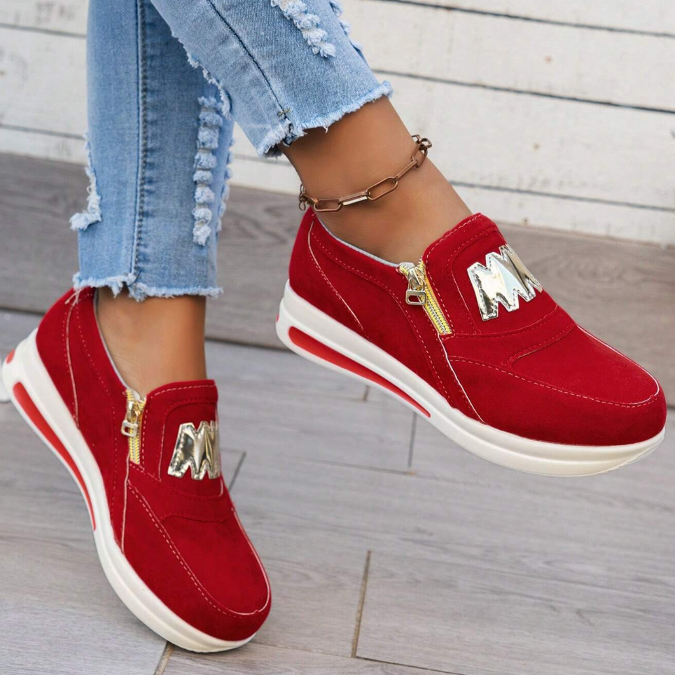 Mélina | Chic Zip Slip-On Sneakers