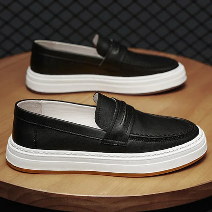 Moico Genuine Leather Loafers