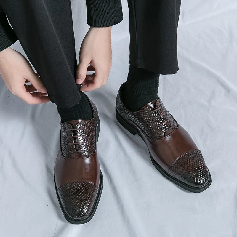 Slyther Genuine Leather Brogues