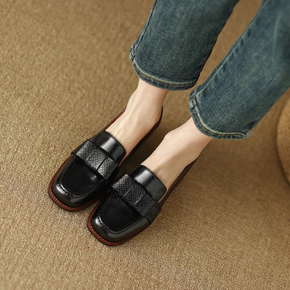 Armelle | Textured Loafers