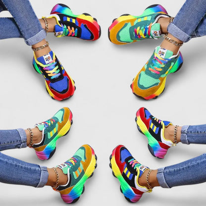 Maya | Dynamic Multicolored Sneakers