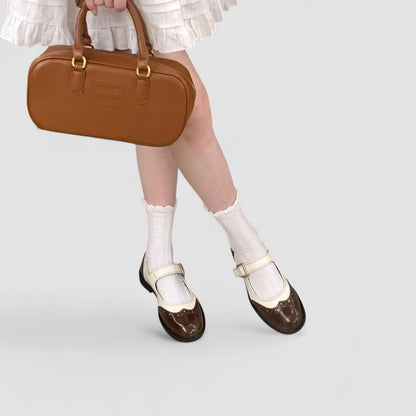 Claudine | Retro Bicolor Mary Jane
