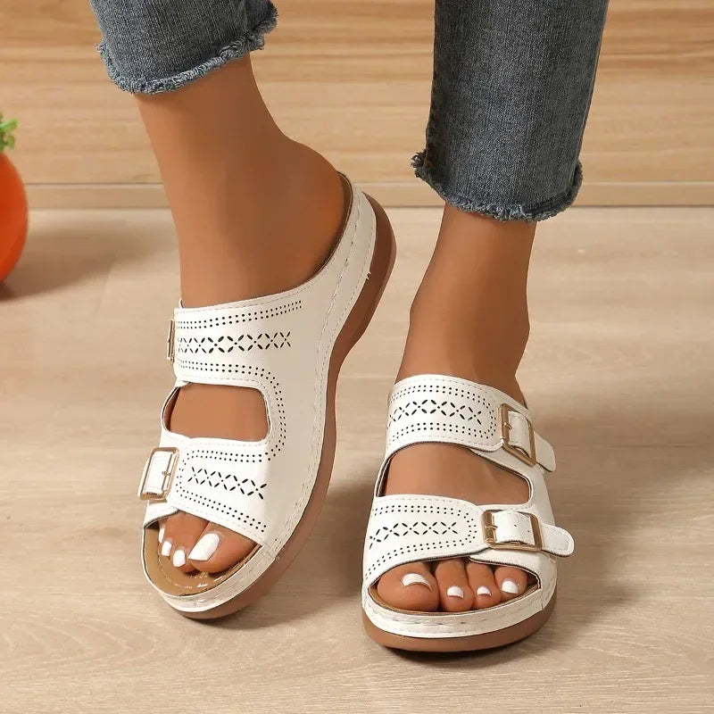 Laurine | Adjustable Orthopedic Mules