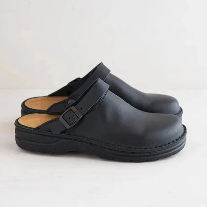 Victory | Natural Leather Orthopedic Clogs