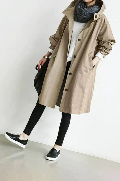 Dottie – Oversized Waterproof Trench Coat
