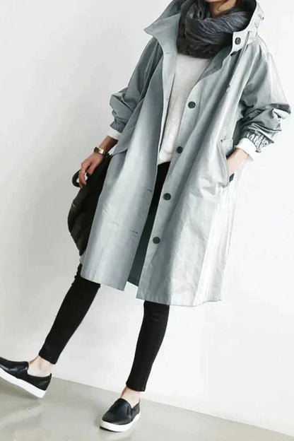 Dottie – Oversized Waterproof Trench Coat