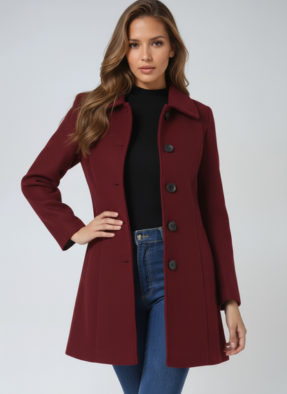 Bella | Women's Single Breasted Winter Trench Coat