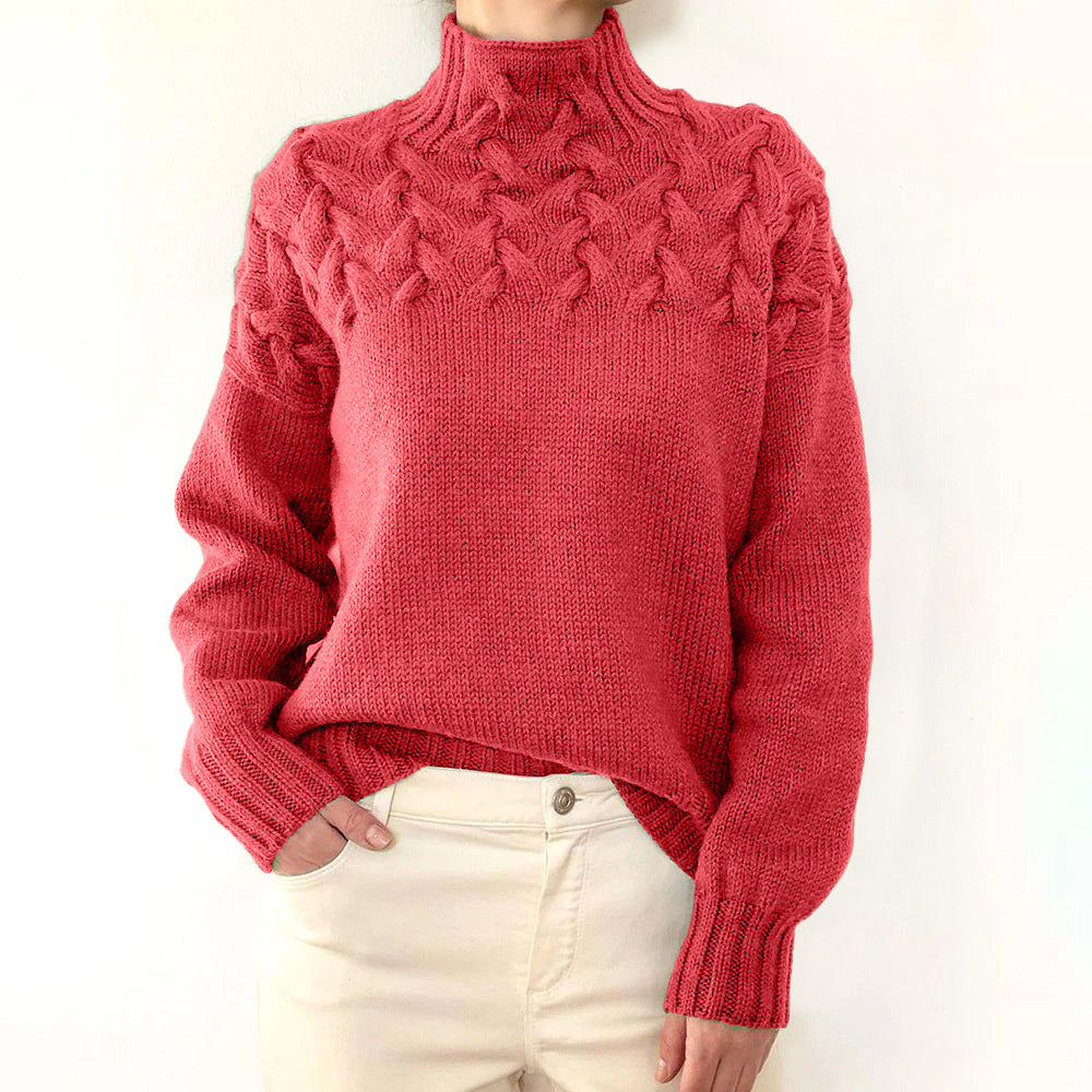 Lucie | Modern Twisted Knit Sweater