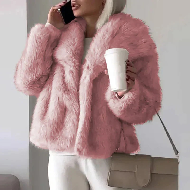 Anna | Women’s Relaxed Fit Faux Fur Jacket