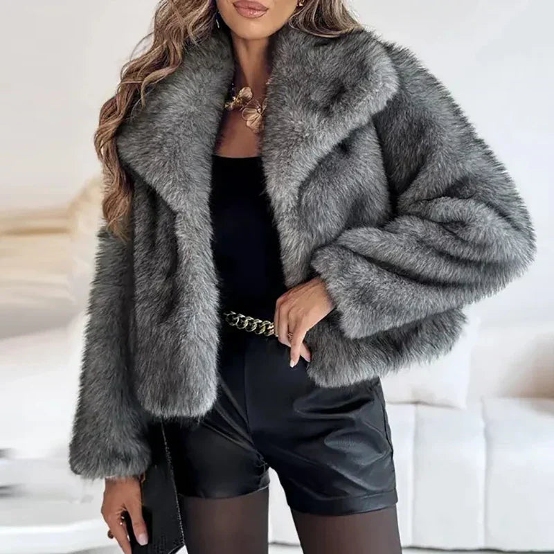 Anna | Women’s Relaxed Fit Faux Fur Jacket