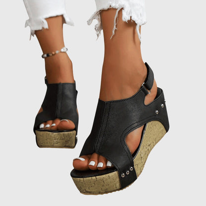 Émilie | Wedge Orthopedic Sandals