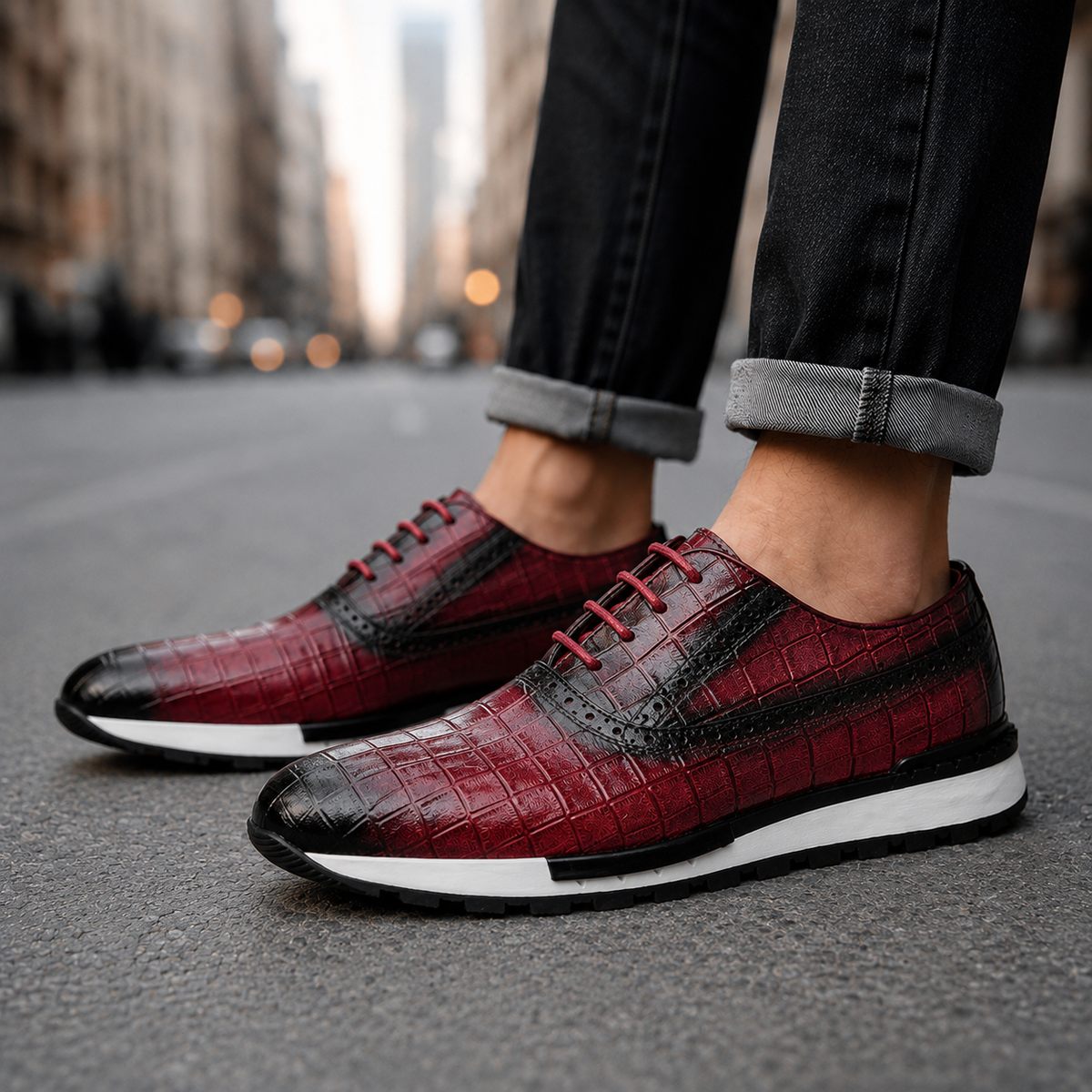 Montavelli Leather Sneakers