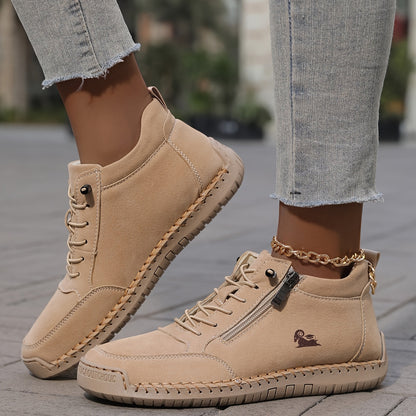 Maura | Comfort Nature Zip Sneakers
