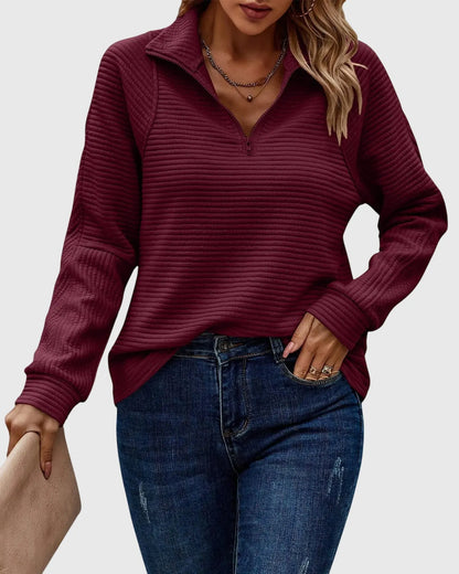 Abigail | Elegant Sweater with Zipper