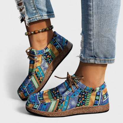 Azura | Ethnic Patchwork Sneakers