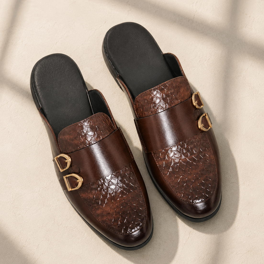 Moretti Leather Mules