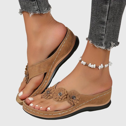 Asha | Floral Orthopedic Sandals