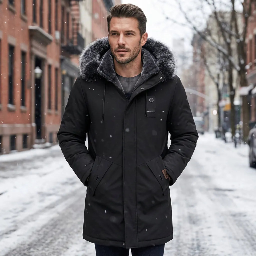 Bjorn windproof hooded parka for men