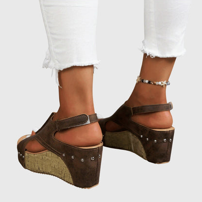 Émilie | Wedge Orthopedic Sandals