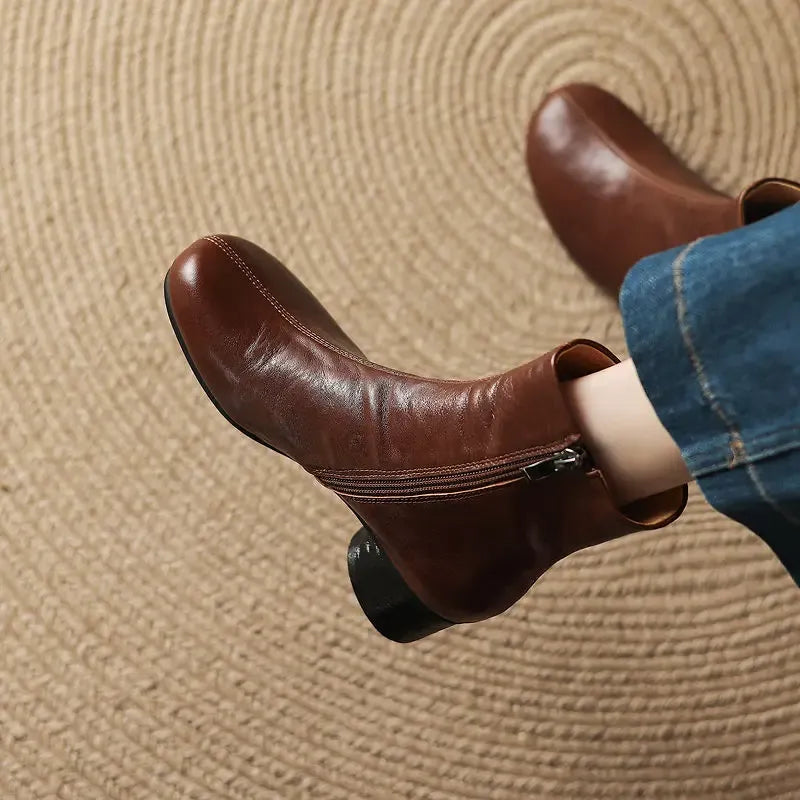 Noelle Genuine Leather Boots