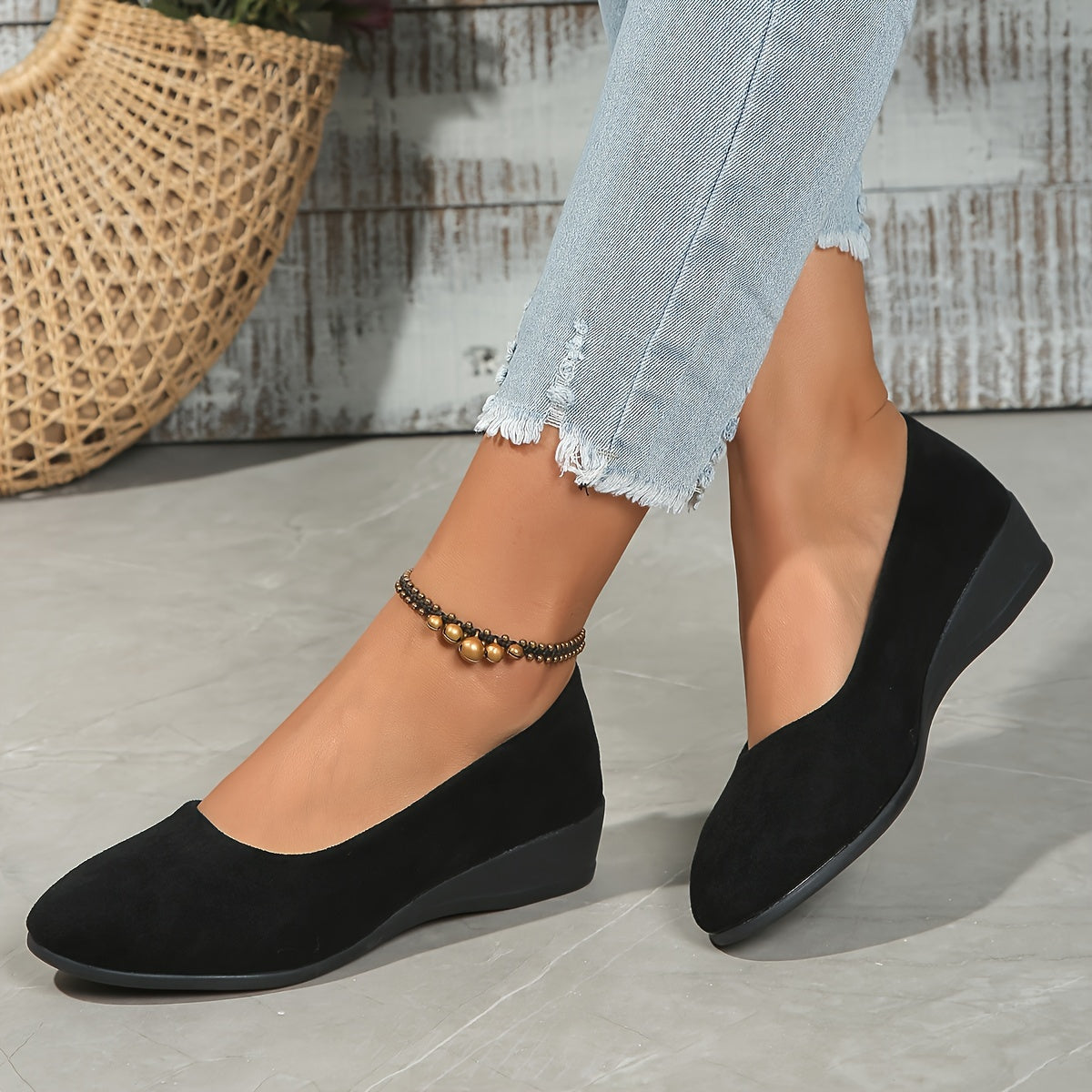 Velouria | Elegant Wedge Heels