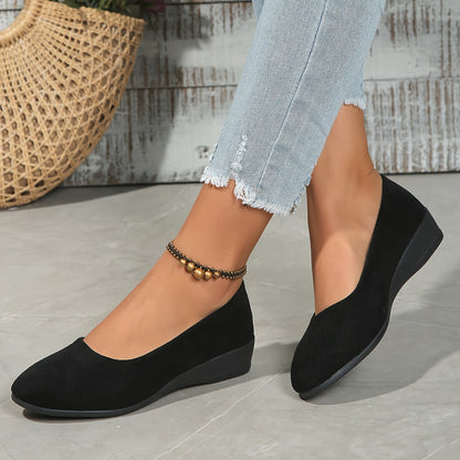Velouria | Elegant Wedge Heels
