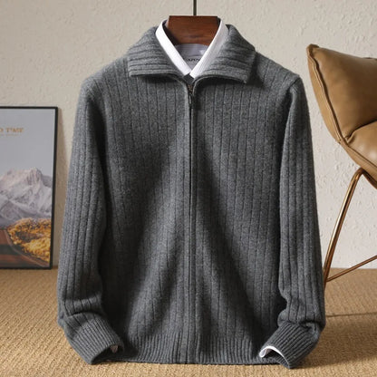 Duncan™ | Men's Cashmere Full-Zip Cardigan