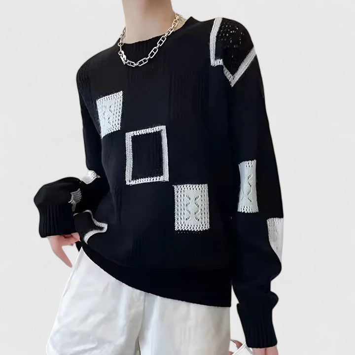 Pauline | Chic Patchwork Sweater