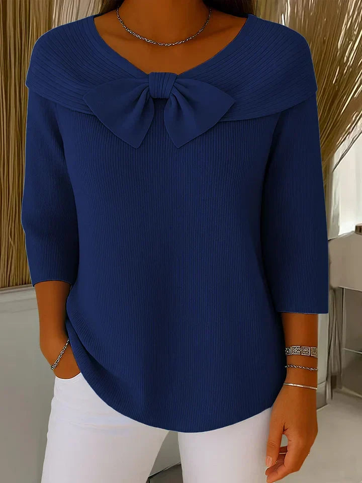 Apolline | Elegant Bow Sweater