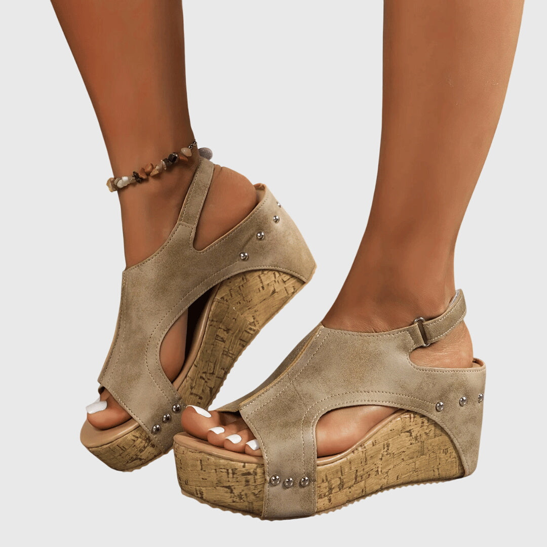Émilie | Wedge Orthopedic Sandals