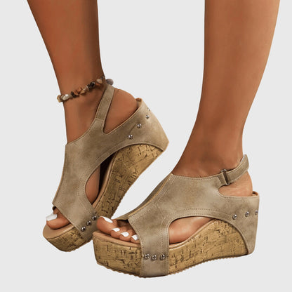 Émilie | Wedge Orthopedic Sandals