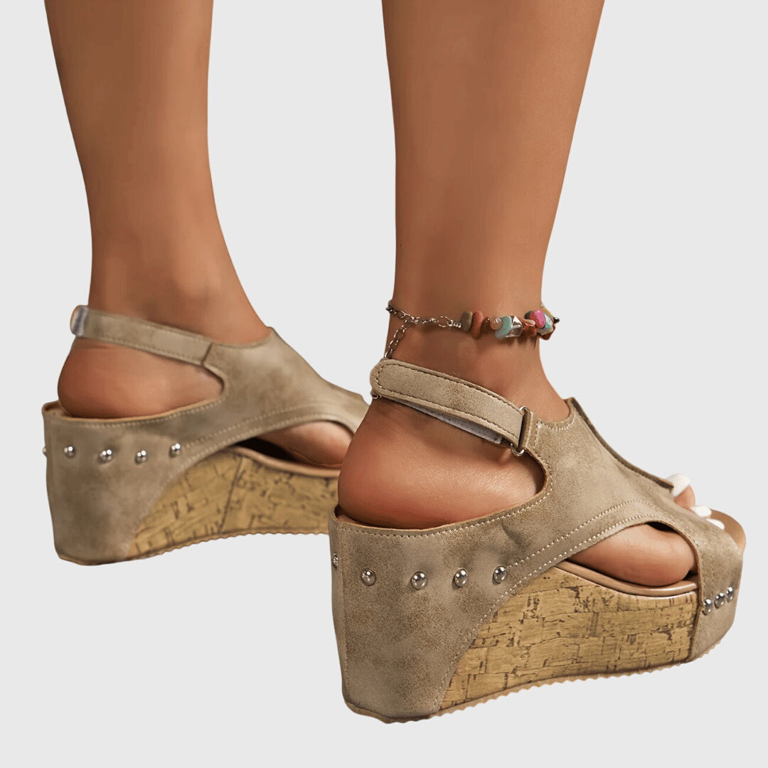 Émilie | Wedge Orthopedic Sandals