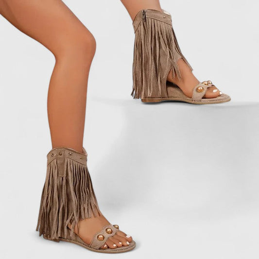 Eira | Fringe Orthopedic Sandals