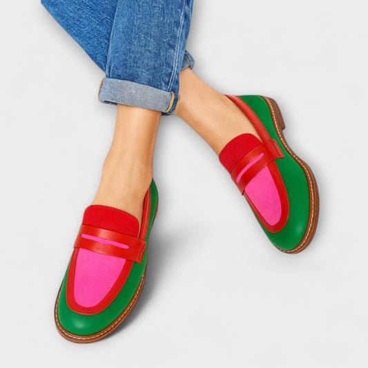 Noémie | Colorblock Loafers