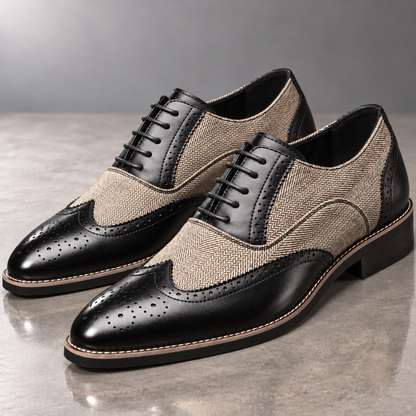 Darnello Herringbone Oxfords