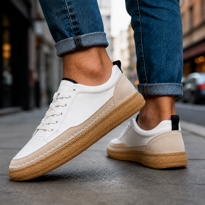 Carlo Cruz Leather Sneakers
