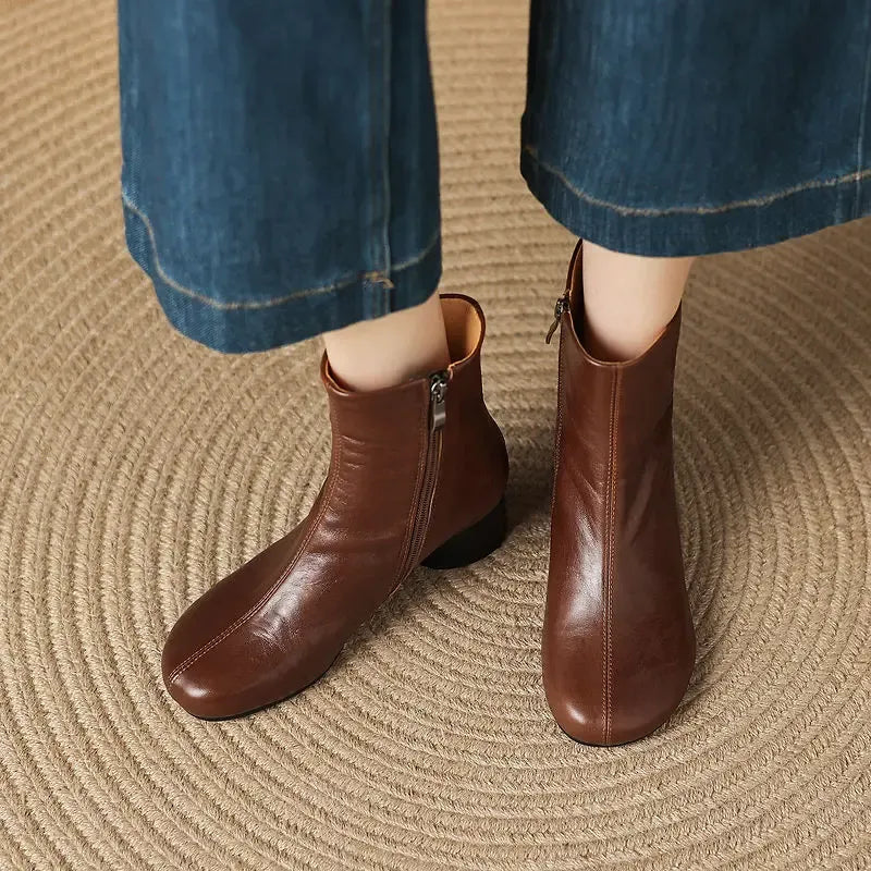 Noelle Genuine Leather Boots