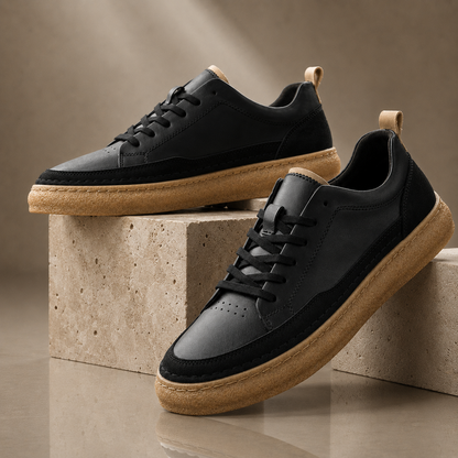 Carlo Cruz Leather Sneakers