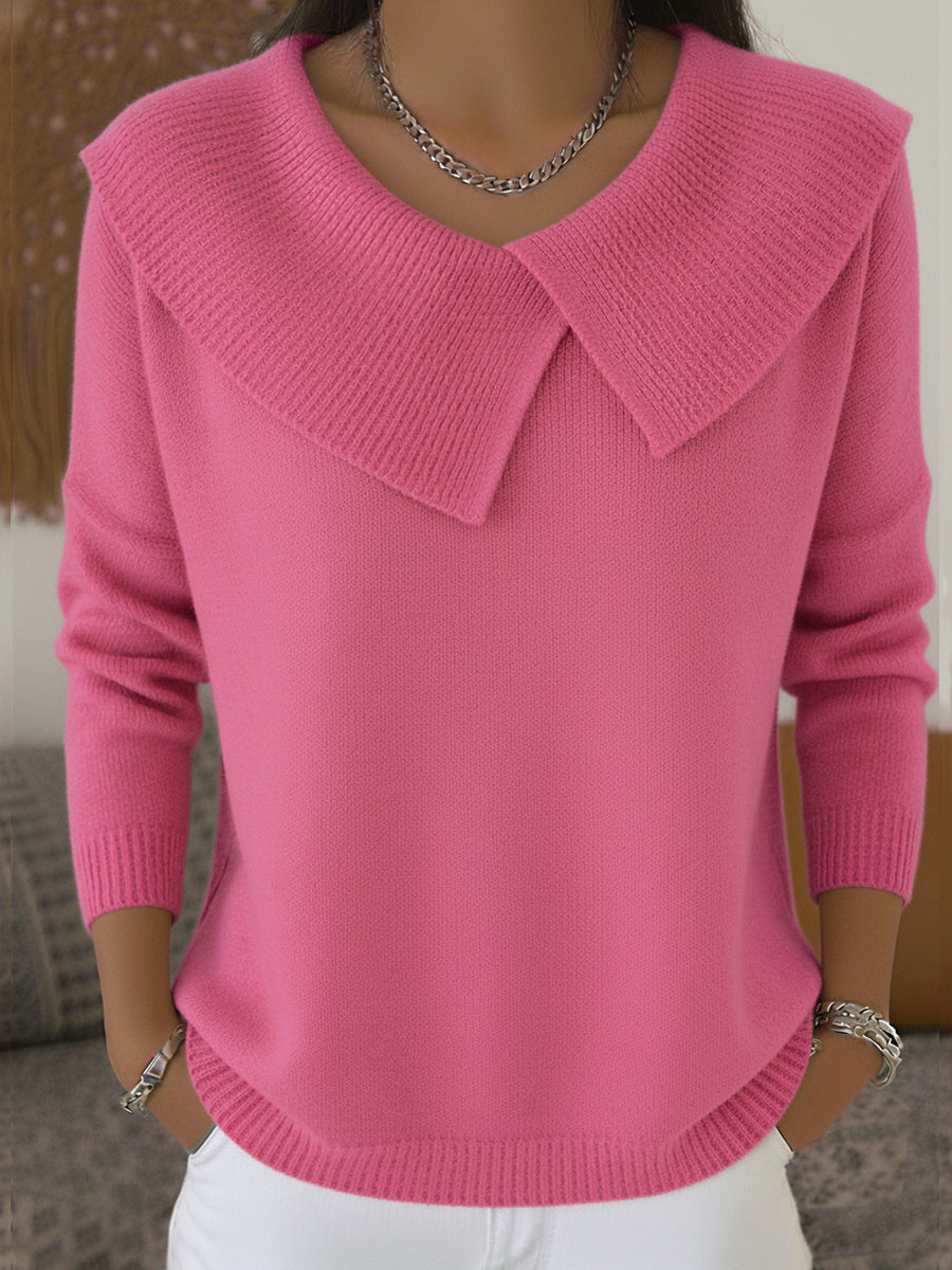 Aerie | Elegant Wide Collar Sweater