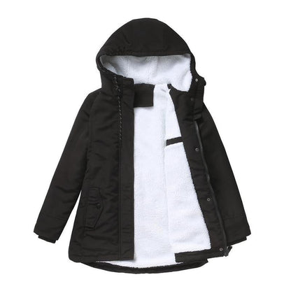 Elera - Cozy Quilted Winter Coat with Hood
