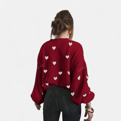 Isla Hearts Wool Sweater