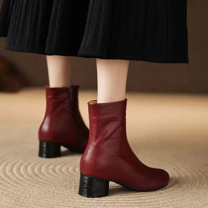 Noelle Genuine Leather Boots