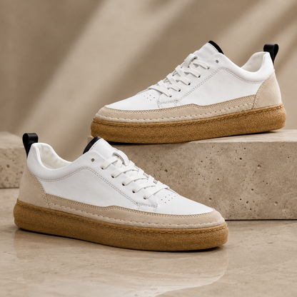 Carlo Cruz Leather Sneakers
