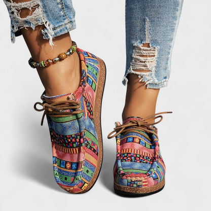 Azura | Ethnic Patchwork Sneakers