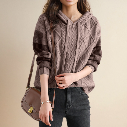 Margaux | Textured Hoodie