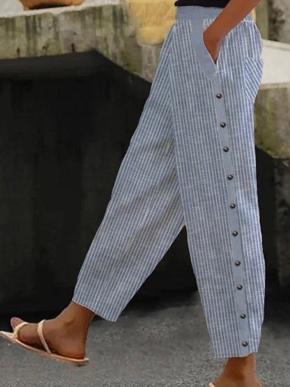 Charlotte | Chic Bohemian Striped Pants